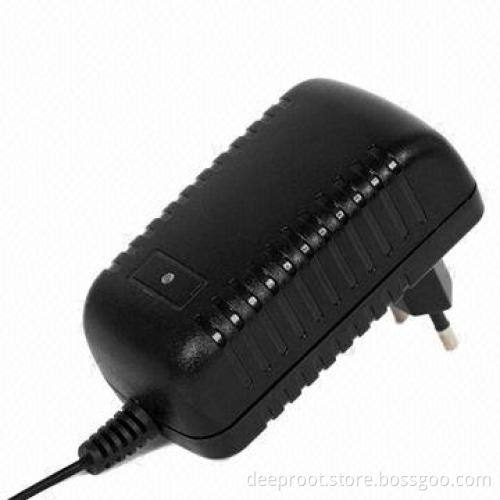 CCTV Power Supply for Securities with 24W Maximum Output, Europe Plug with CE Mark